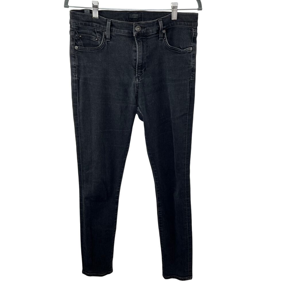 Citizens of Humanity COH Black Rocket High Rise Skinny Jeans 1416-805 USA 29